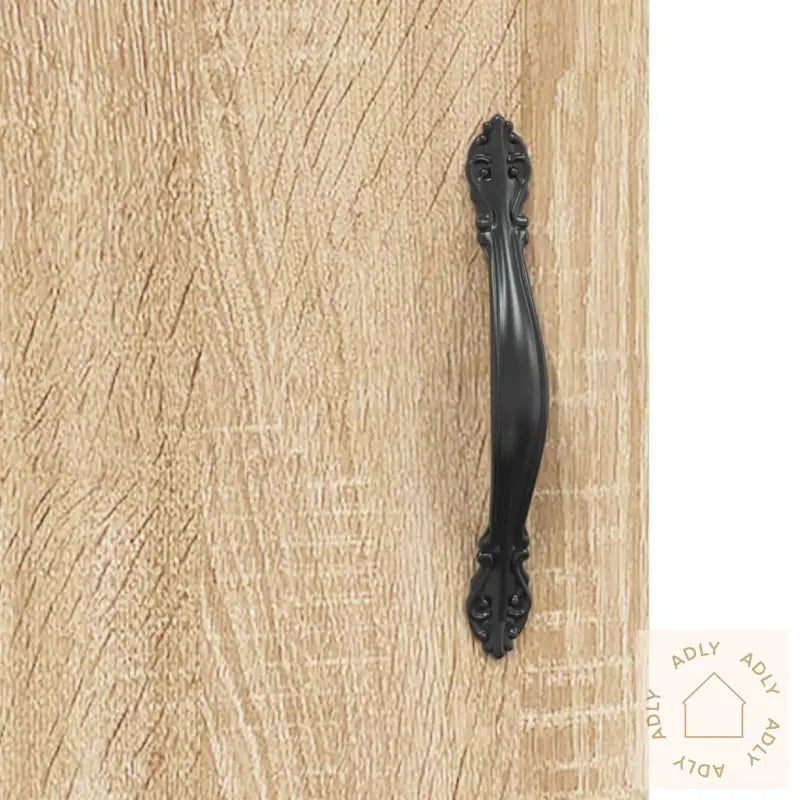 Skjenk Sonoma Eik 90X34X80 Cm Konstruert Tre