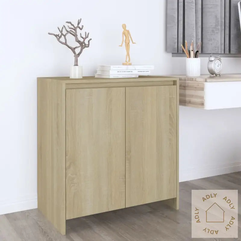 Skjenk Sonoma Eik 70X41X75 Cm Konstruert Tre