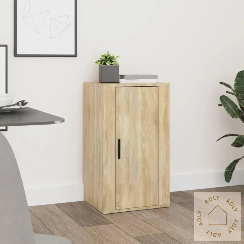 Skjenk Sonoma Eik 40X33X70 Cm Konstruert Tre