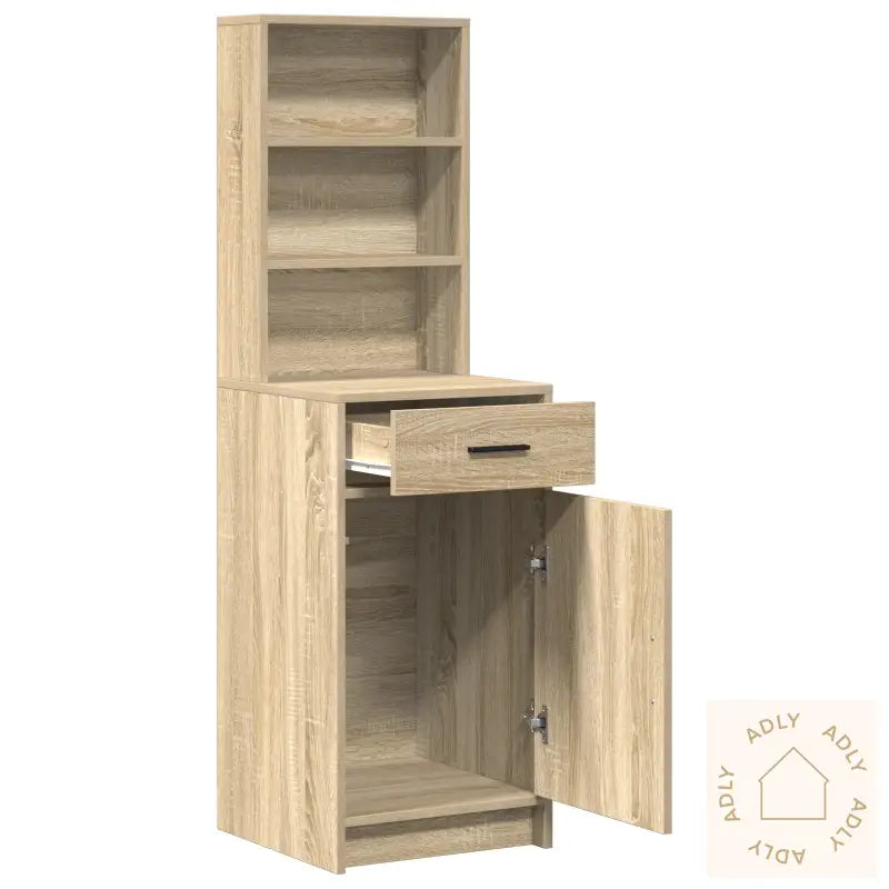 Høyt Skap Sonoma Eik 40X41X135 Cm Konstruert Tre