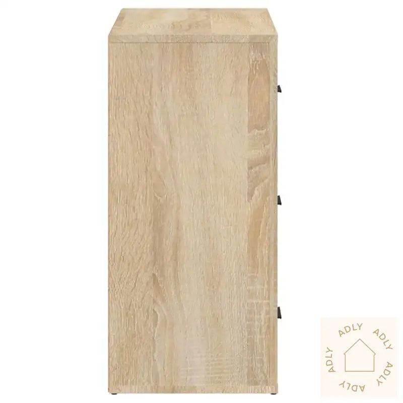 Skjenk Sonoma Eik 80X33X70 Cm Konstruert Tre