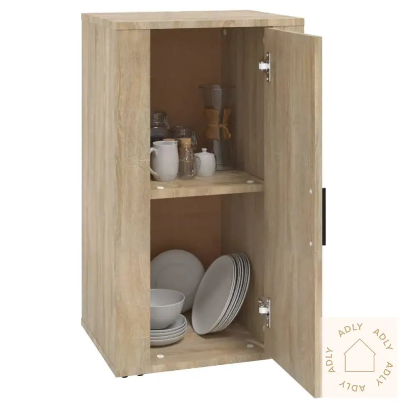 Skjenk Sonoma Eik 40X33X70 Cm Konstruert Tre