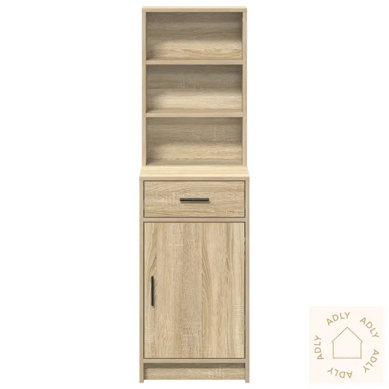 Høyt Skap Sonoma Eik 40X41X135 Cm Konstruert Tre