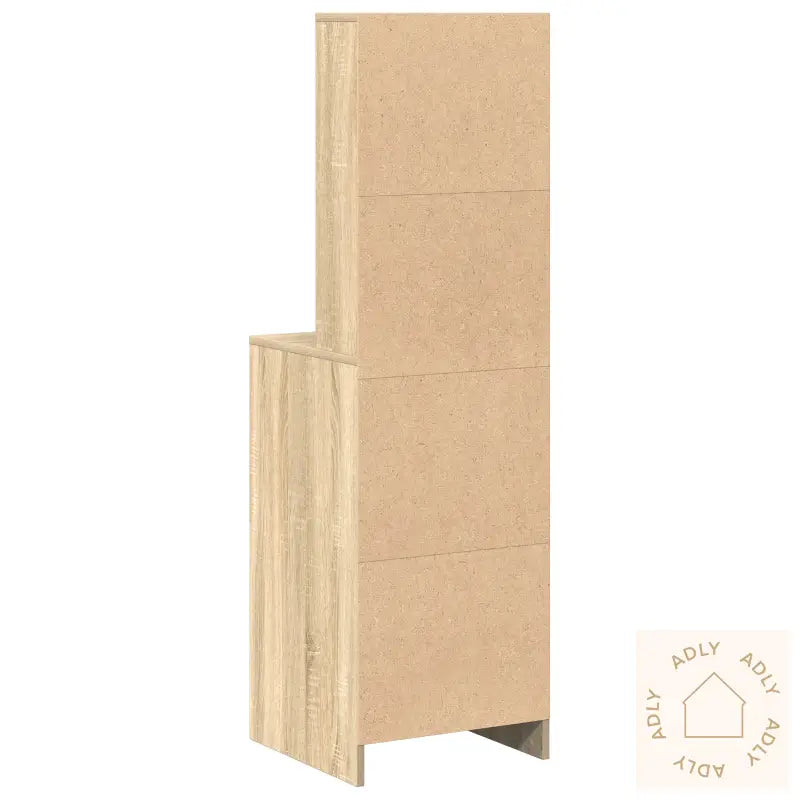 Høyt Skap Sonoma Eik 40X41X135 Cm Konstruert Tre