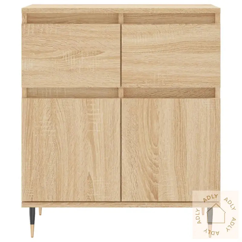 Skjenk Sonoma Eik 60X35X70 Cm Konstruert Tre