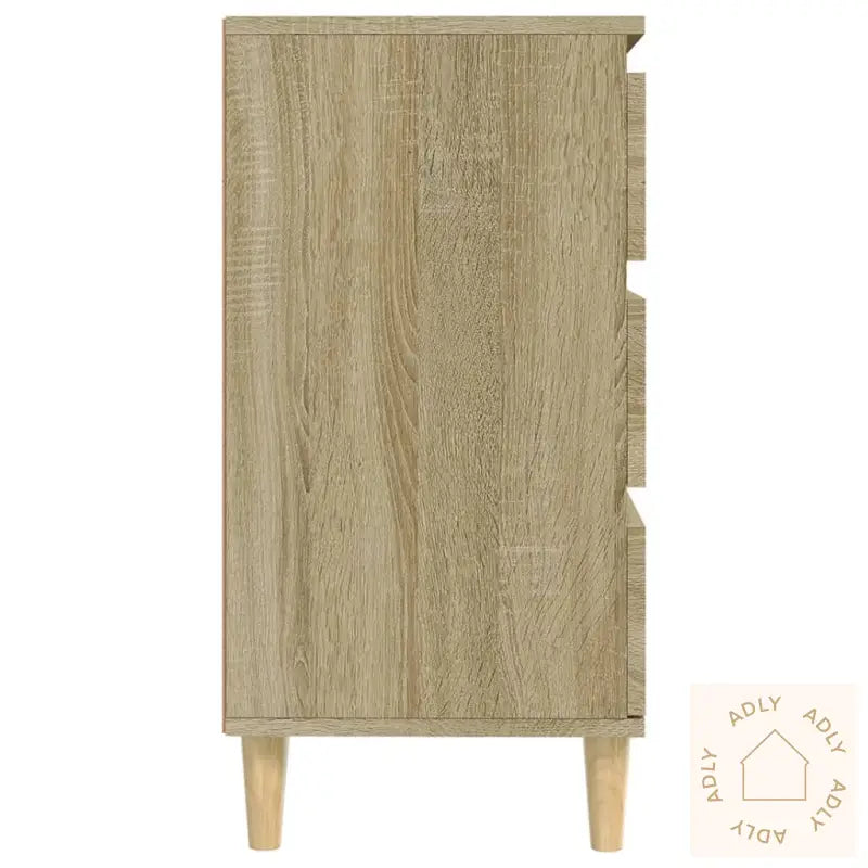Skjenk Sonoma Eik 60X35X70 Cm Konstruert Tre