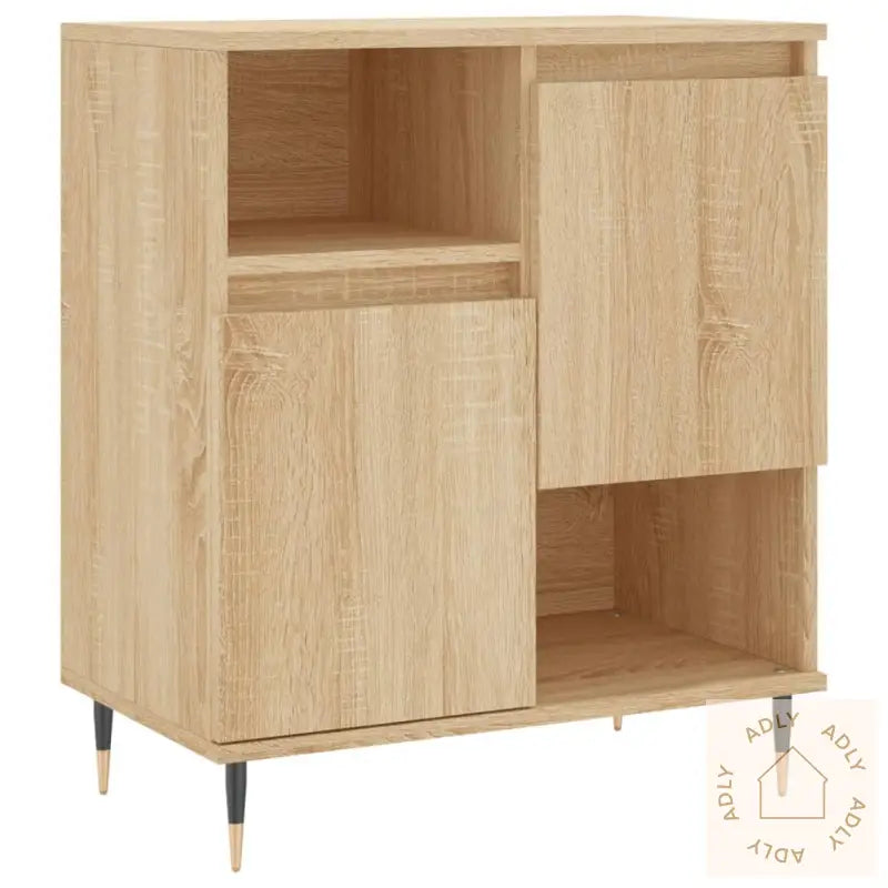 Skjenk Sonoma Eik 60X35X70 Cm Konstruert Tre