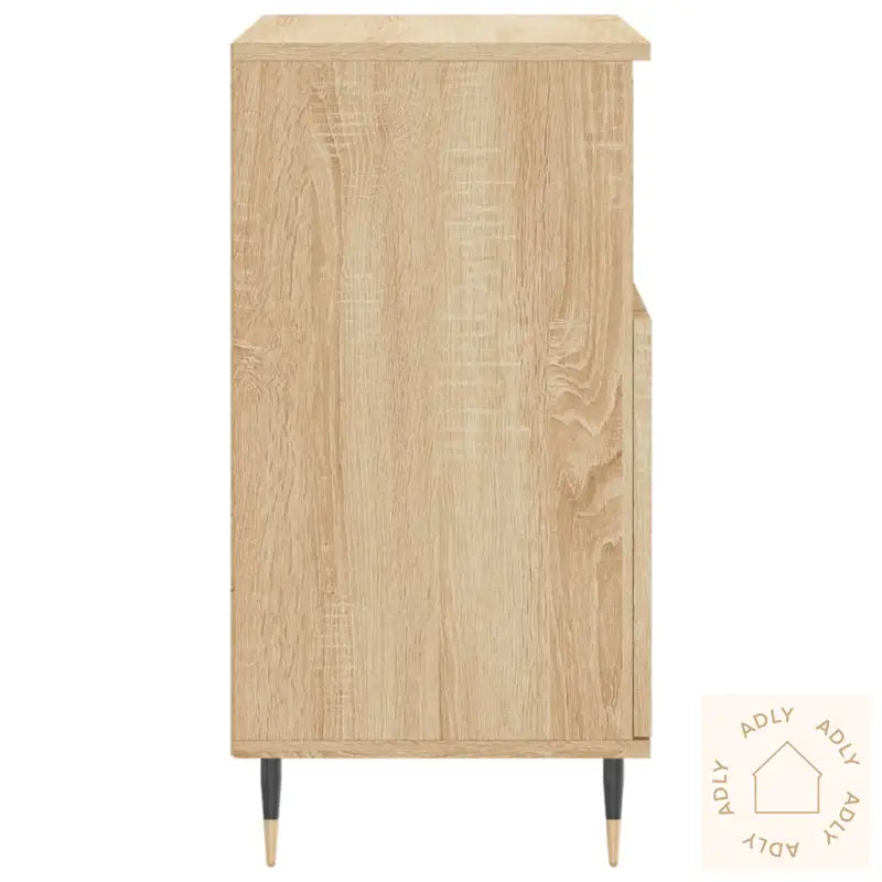 Skjenk Sonoma Eik 60X35X70 Cm Konstruert Tre