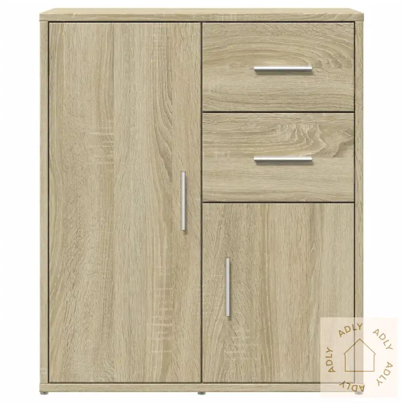 Skjenk Sonoma Eik 60X31X70 Cm Konstruert Tre