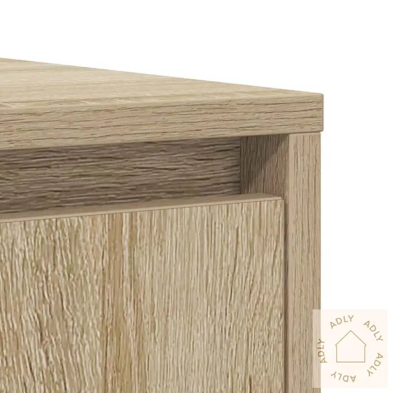Skjenk Sonoma Eik 85X34X76 Cm Konstruert Tre