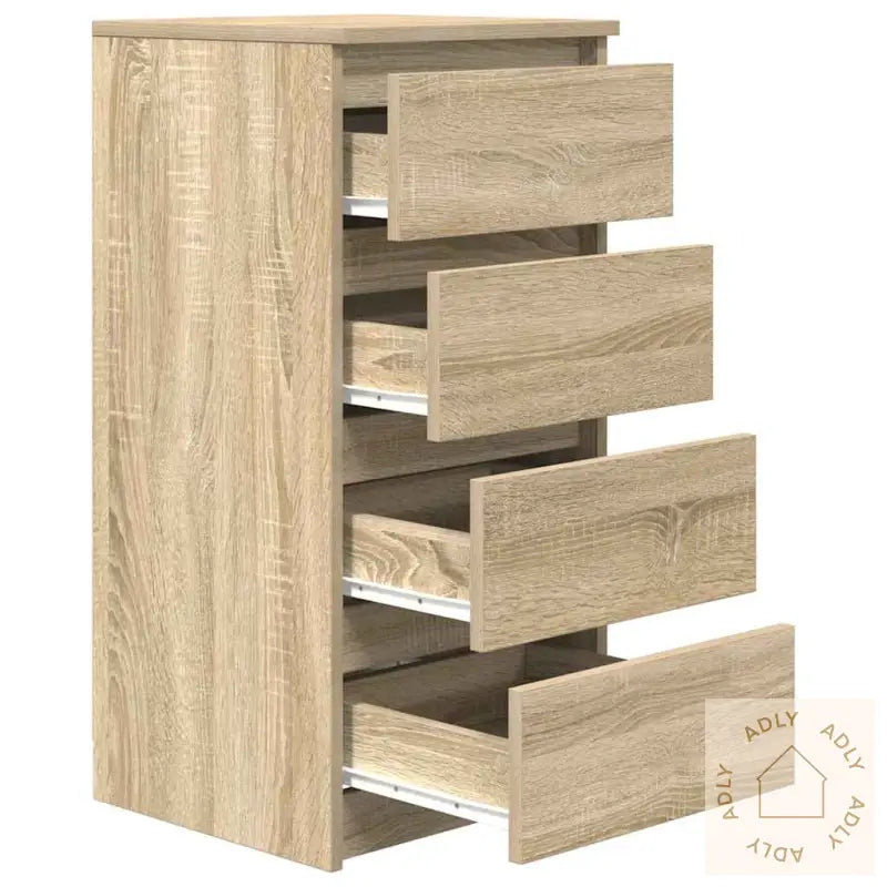 Skjenk Sonoma Eik 37,5X35X76 Cm Konstruert Tre