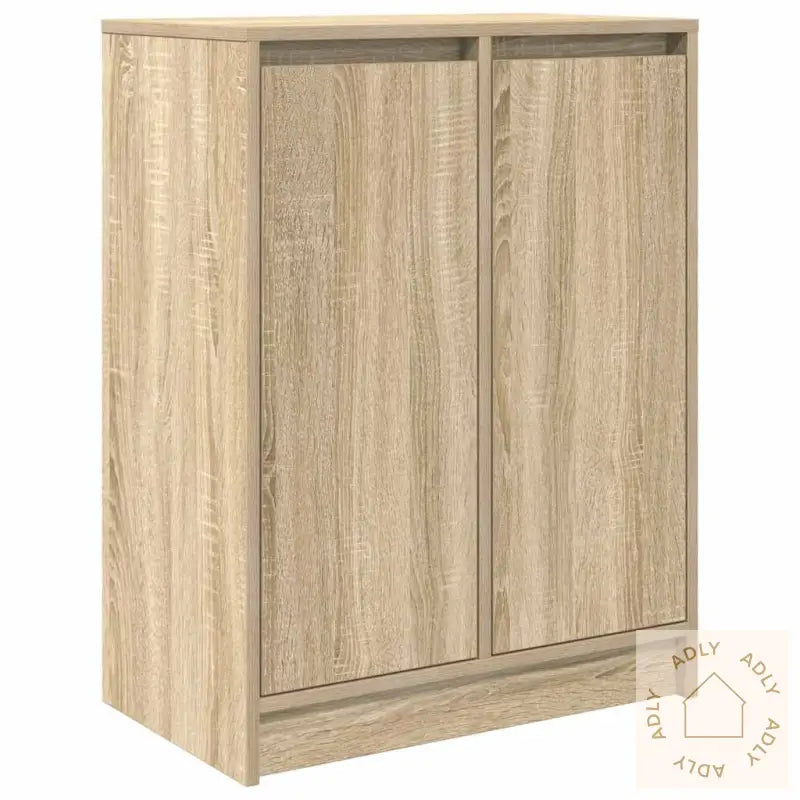 Skjenk Sonoma Eik 57X34X76 Cm Konstruert Tre