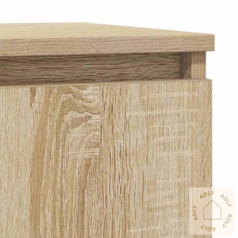 Skjenk Sonoma Eik 57X34X76 Cm Konstruert Tre