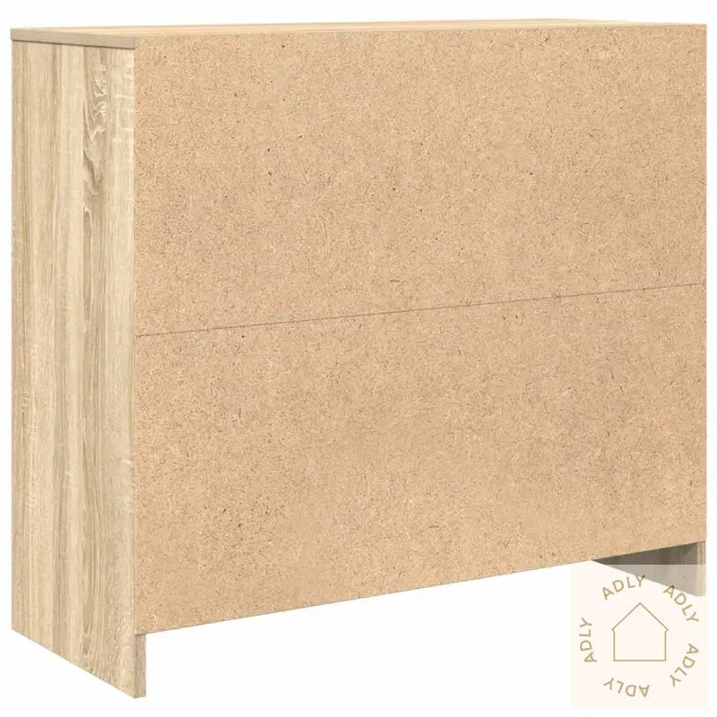 Skjenk Sonoma Eik 85X34X76 Cm Konstruert Tre