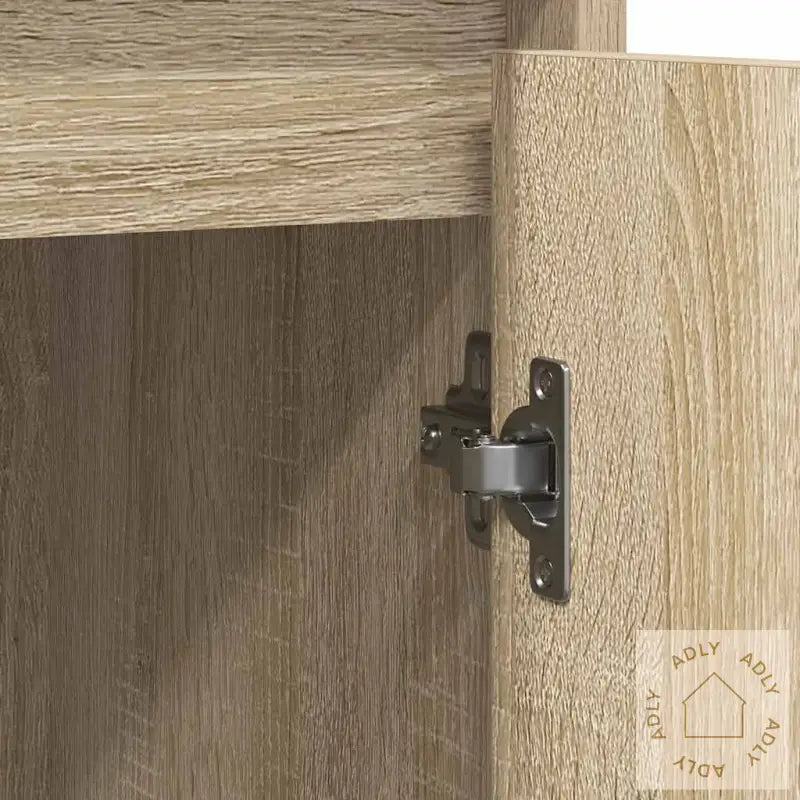 Skjenk Sonoma Eik 85X34X76 Cm Konstruert Tre