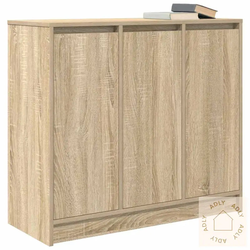 Skjenk Sonoma Eik 85X34X76 Cm Konstruert Tre