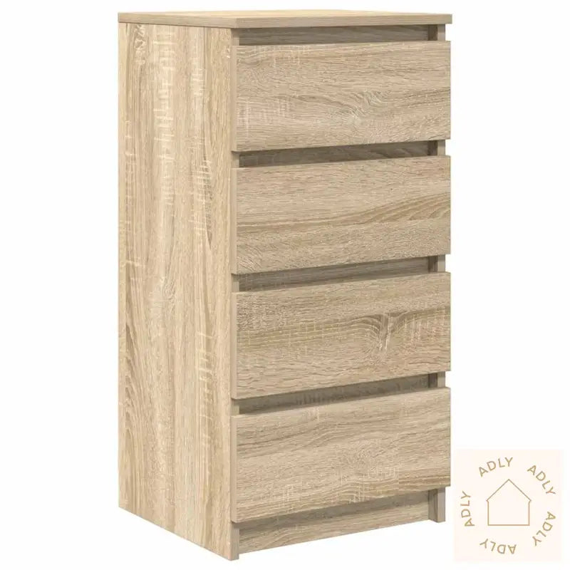 Skjenk Sonoma Eik 37,5X35X76 Cm Konstruert Tre