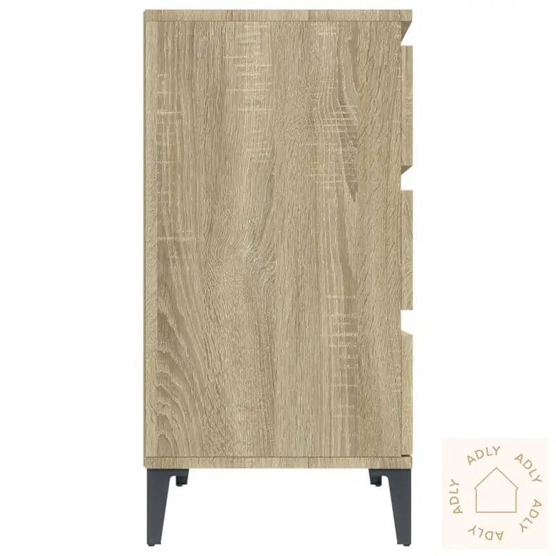 Skjenk Sonoma Eik 60X35X70 Cm Konstruert Tre