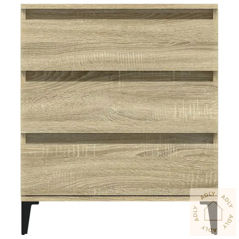 Skjenk Sonoma Eik 60X35X70 Cm Konstruert Tre