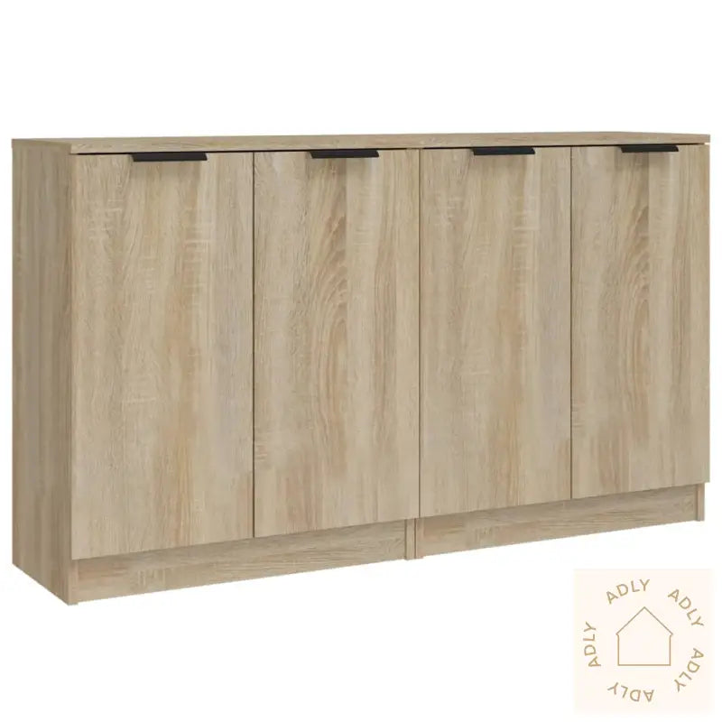 Skjenker 2 Stk Sonoma Eik 60X30X70 Cm Konstruert Tre