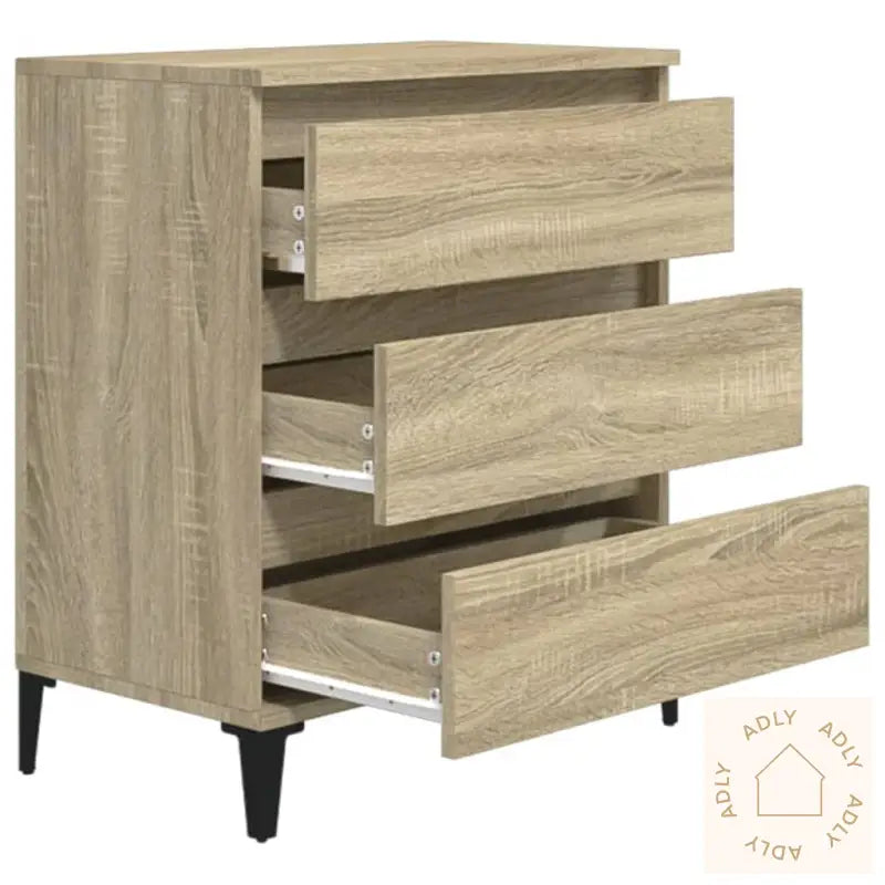 Skjenk Sonoma Eik 60X35X70 Cm Konstruert Tre