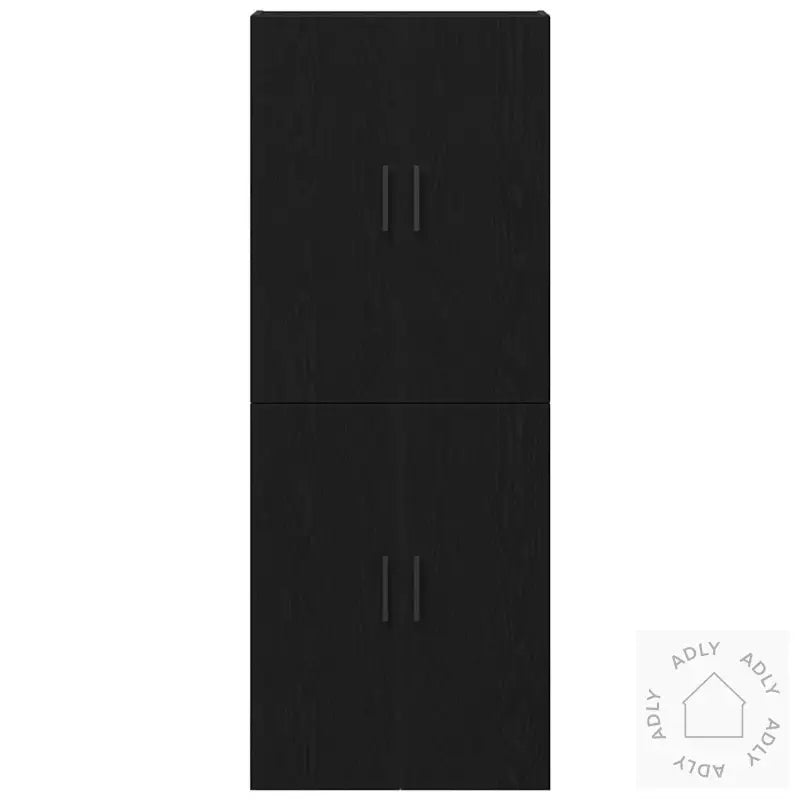 Skap, 2 Skap I Svart Eik, 69,5X34X180 Cm, Laget Av Tre