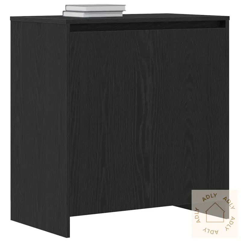 Skjenk Svart Eik 70X41X75 Cm Konstruert Tre
