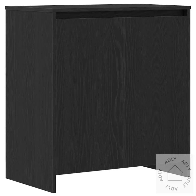 Skjenk Svart Eik 70X41X75 Cm Konstruert Tre