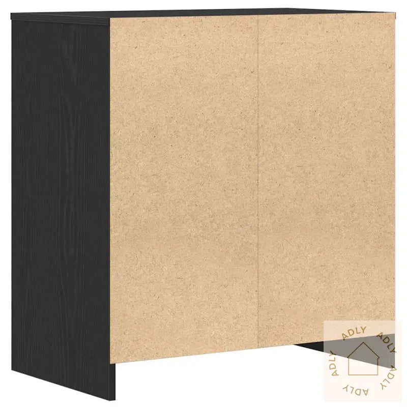 Skjenk Svart Eik 70X41X75 Cm Konstruert Tre
