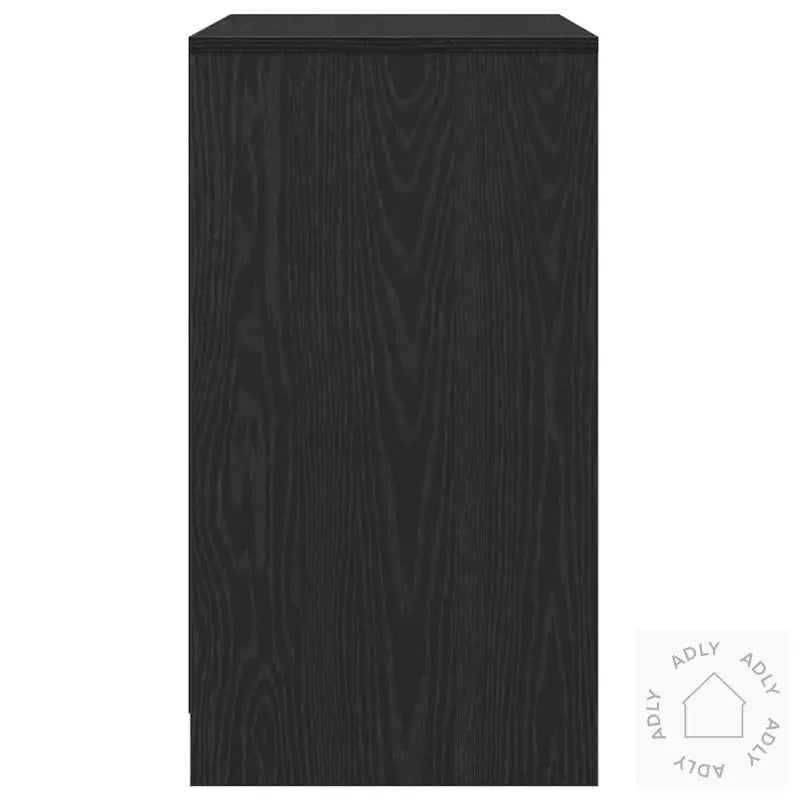 Skjenk Svart Eik 70X41X75 Cm Konstruert Tre