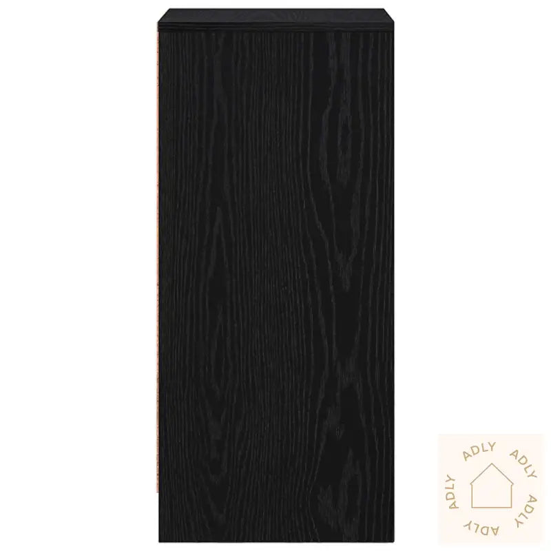 Skjenk Svart Eik 29,5X34X76 Cm Konstruert Tre