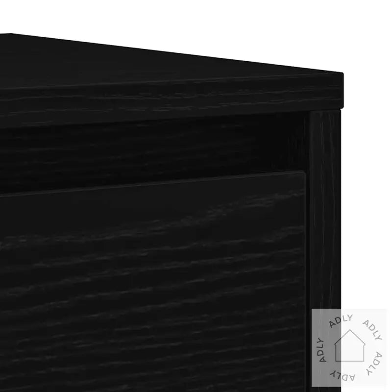 Skjenk Svart Eik 29,5X34X76 Cm Konstruert Tre