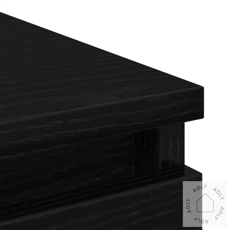 Skjenk Svart Eik 37,5X35X76 Cm Konstruert Tre