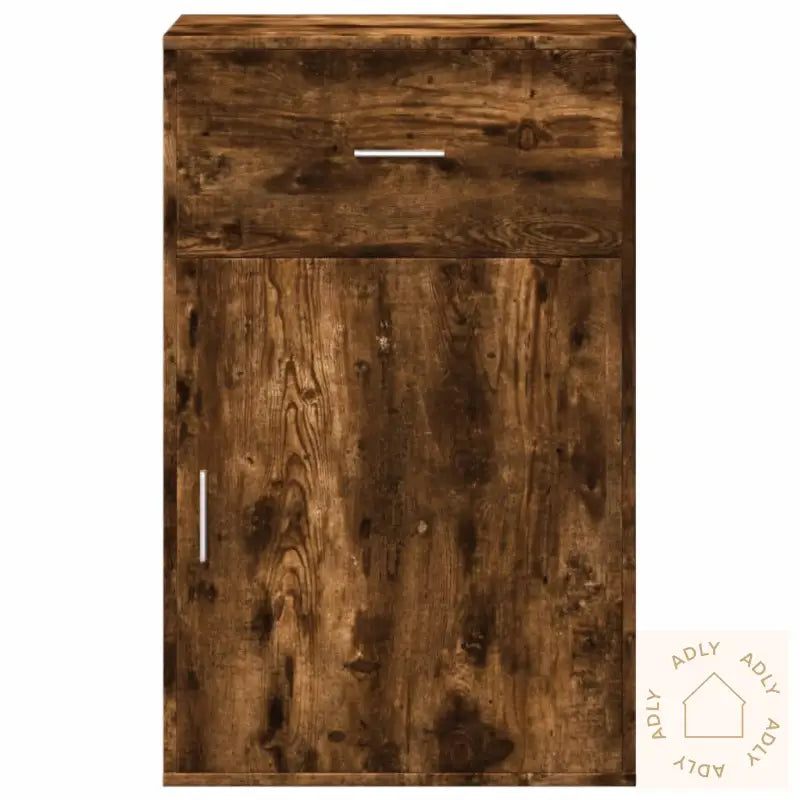 Oppbevaringsskap Røkt Eik 56,5X39X90 Cm Konstruert Tre
