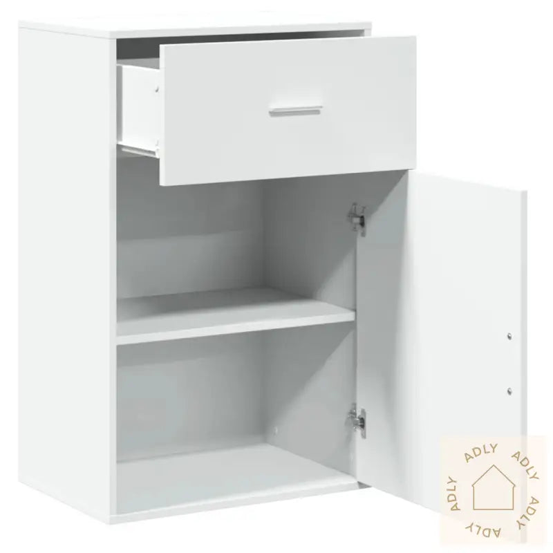 Oppbevaringsskap Hvit 56,5X39X90 Cm Sponplate