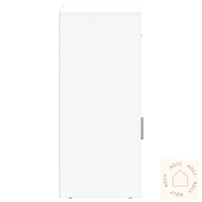Oppbevaringsskap Hvit 56,5X39X90 Cm Sponplate