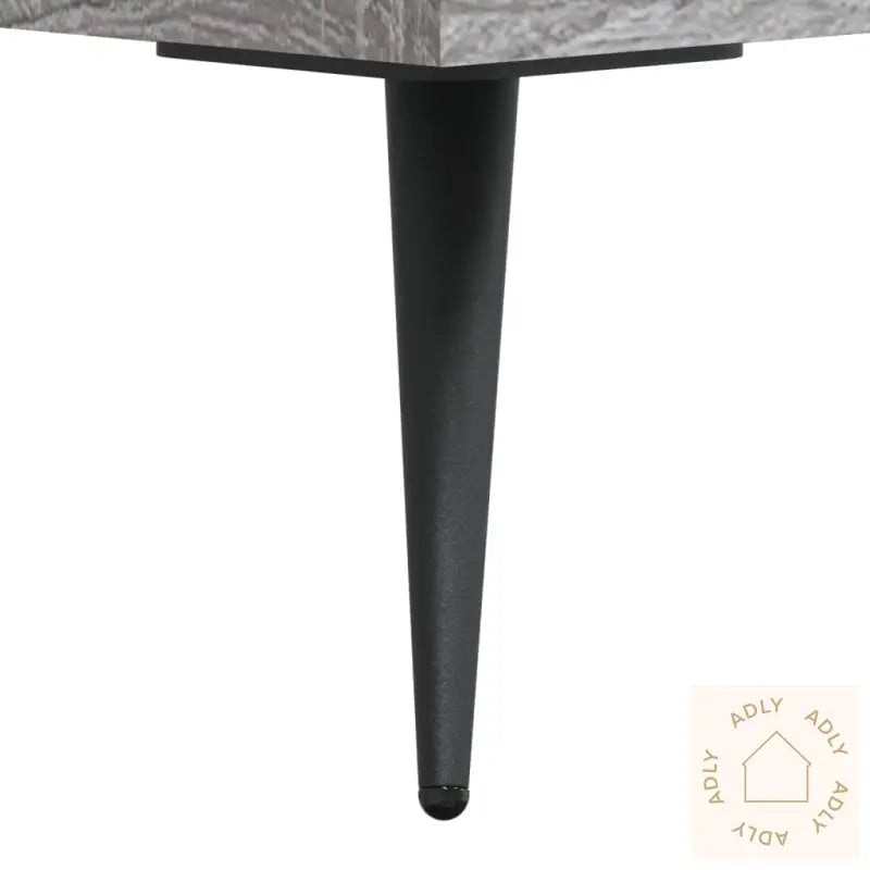 Skjenk Grå Sonoma 34,5X34X90 Cm Konstruert Tre