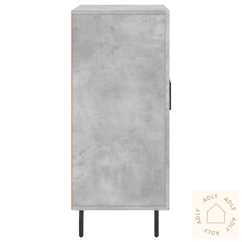 Skjenk Betonggrå 90X34X80 Cm Konstruert Tre