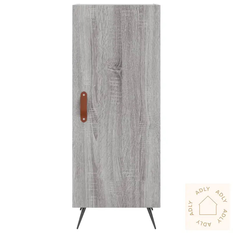 Skjenk Grå Sonoma 34,5X34X90 Cm Konstruert Tre