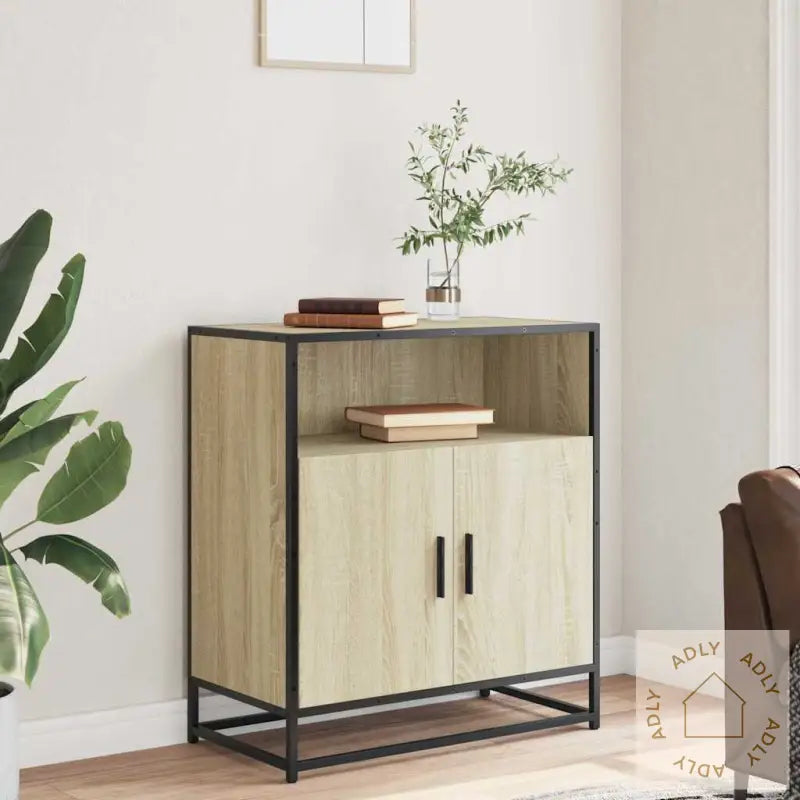 Skjenk Sonoma Eik 68X35X76 Cm Konstruert Tre