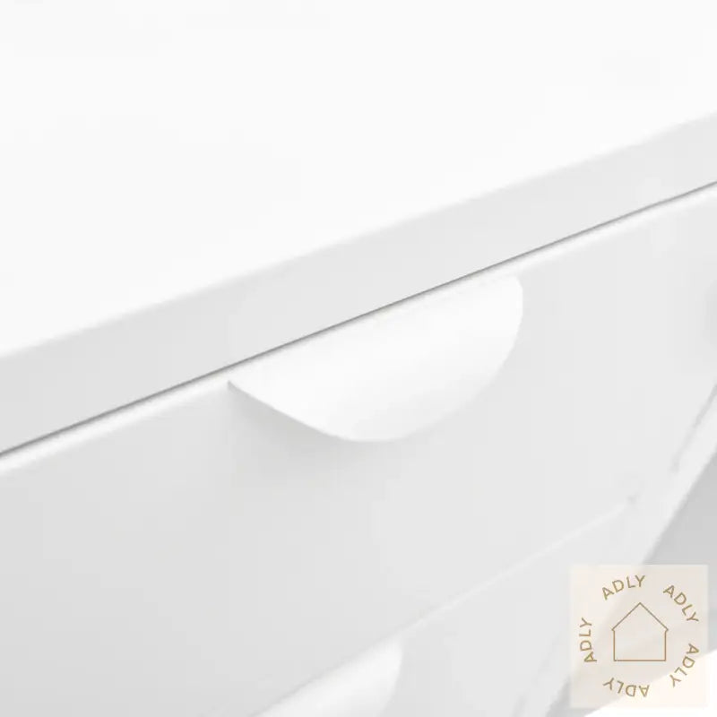 Skjenk Hvit 105X35X70 Cm Stål Og Herdet Glass