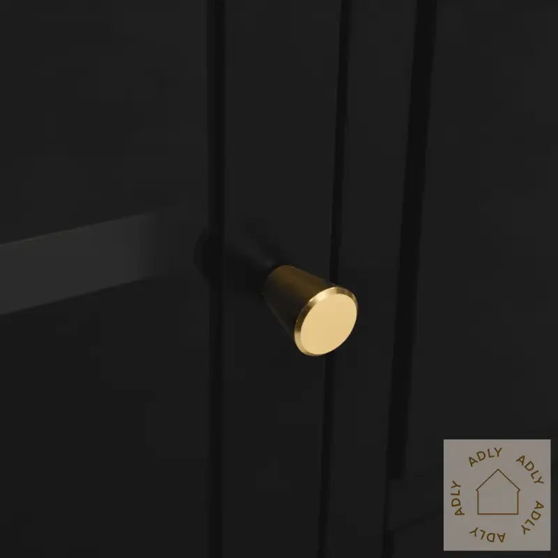 Skjenk Svart 105X35X70 Cm Stål Og Herdet Glass