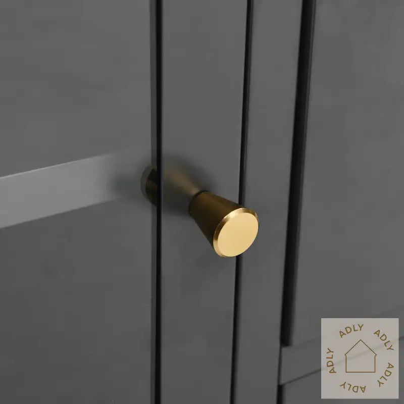 Skjenk Antrasitt 75X35X70 Cm Stål Og Herdet Glass