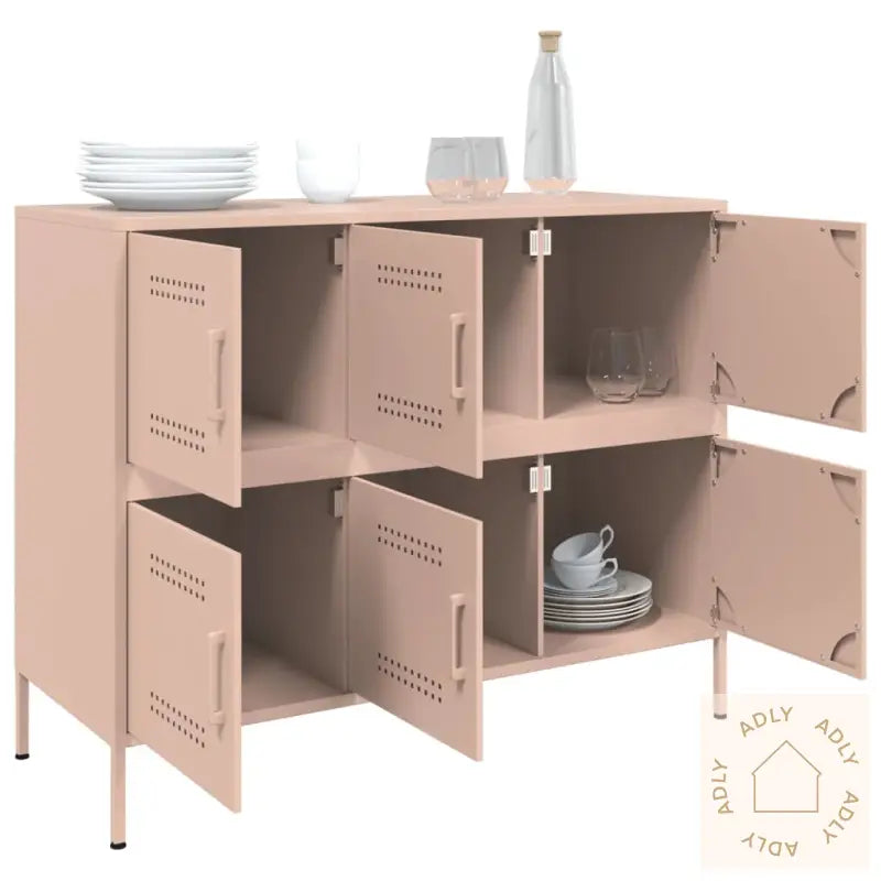 Skjenker Rosa 100,5X39X79 Cm Stål