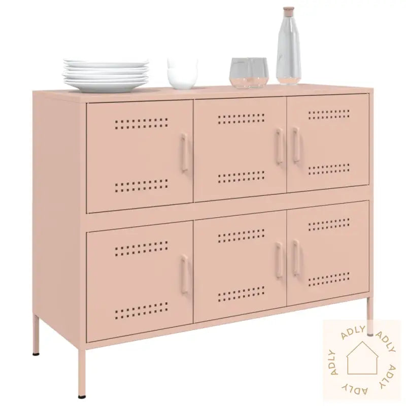 Skjenker Rosa 100,5X39X79 Cm Stål