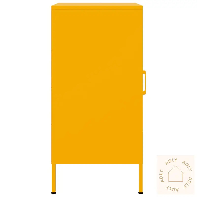 Skjenk Sennepsgul 36X39X79 Cm Stål