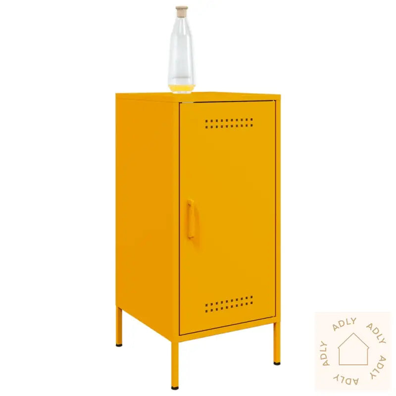 Skjenk Sennepsgul 36X39X79 Cm Stål