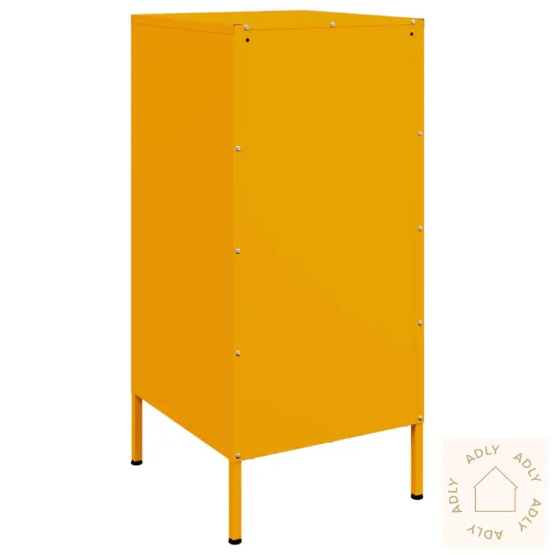 Skjenk Sennepsgul 36X39X79 Cm Stål