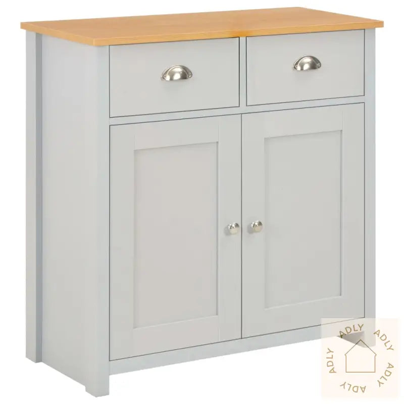 Skjenk Grå 79X35X81 Cm