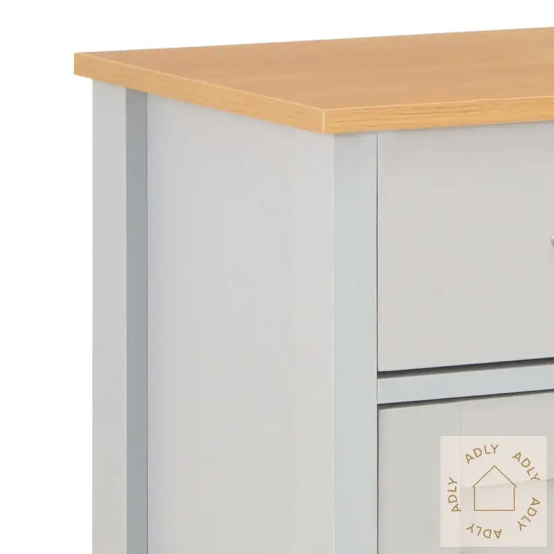 Skjenk Grå 79X35X81 Cm